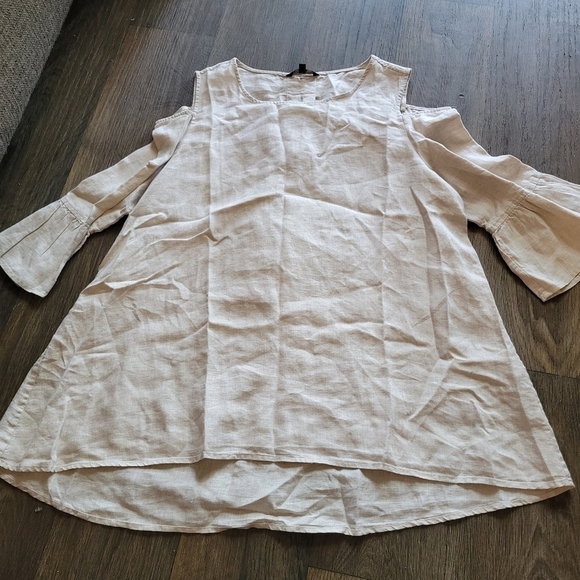 John Mark Tops - John Mark 100% Linen Blouse size Large